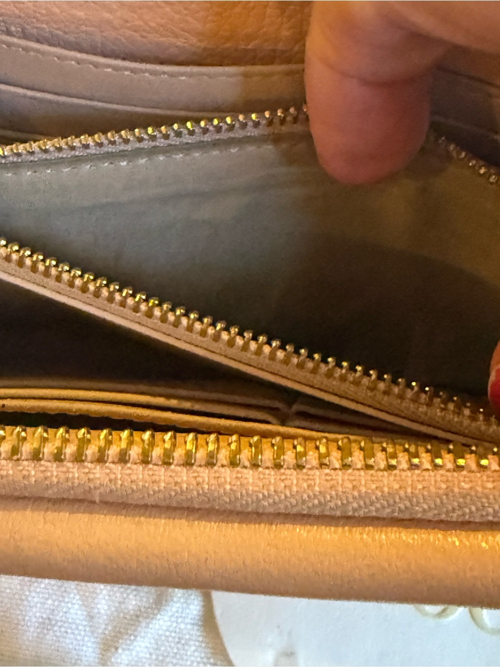 Authentic Chloé Elsie Leather Long Continental Wallet Cream/ Pink - Picture 12 of 17
